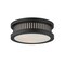 Maxim Lighting Oxford Outdoor 3-Light Flush Mount, Black 30599WTBK - alternate 1